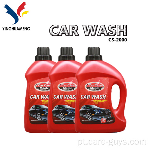 Cera de shampoo de carros para cuidados de carro para limpeza